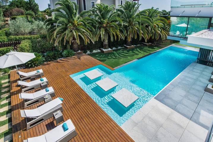 Villa für 8 Personen, mit Garten und Pool sowie Whirlpool, kinderfreundlich in Faro - 3