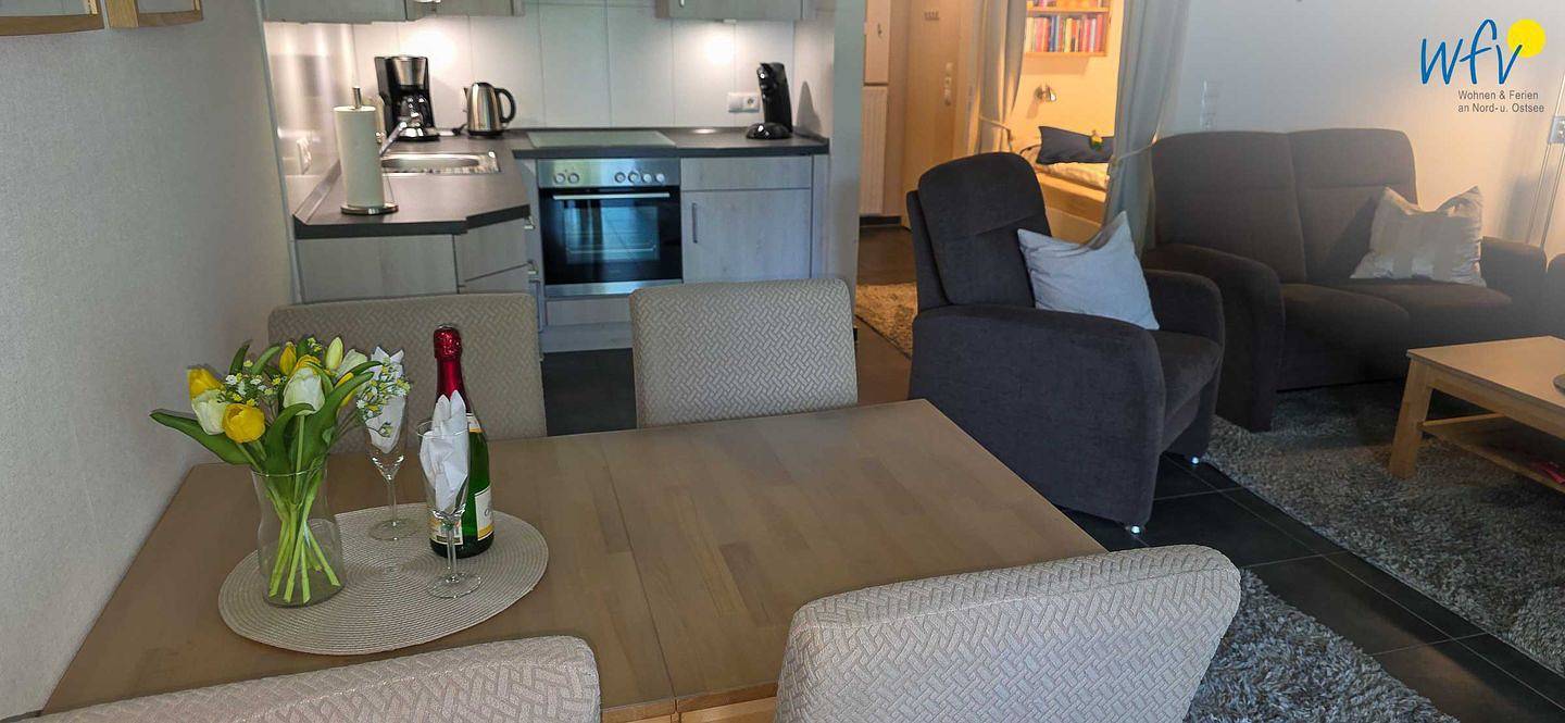 Appartement entier, Ferienwohnung Meents Oase auf Langeoog – Wohlfühlen mit Balkon & Garten in Langeoog