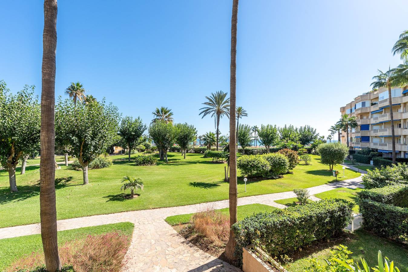 Ganze Wohnung, Ferienwohnung 'Costa Lago Playa' mit Meerblick, Wlan und Klimaanlage in Playa Los Álamos, Torremolinos