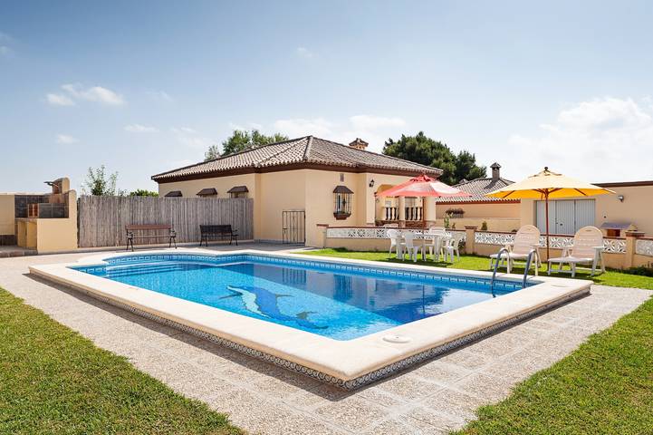 Ferienhaus für 8 Personen, mit Garten
