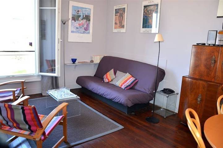 Appartement de vacances pour 3 personnes, avec jardin