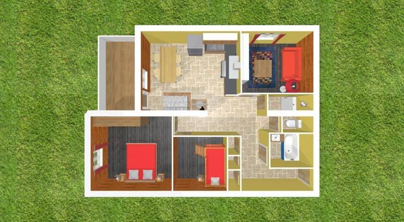 Chalet pour 6 personnes, avec Balcon et Terrasse ainsi que Jardin et Piscine à Bonneval-sur-Arc - 2