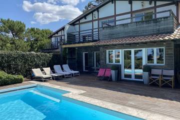Villa pour 10 personnes, avec jardin sur la Dune du Pilat