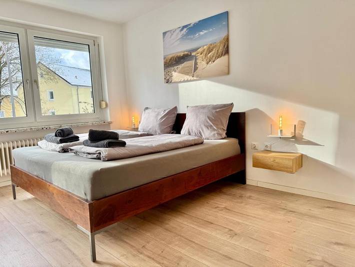 Ferienwohnung für 6 Personen, mit Balkon und Terrasse sowie Ausblick in Coburg