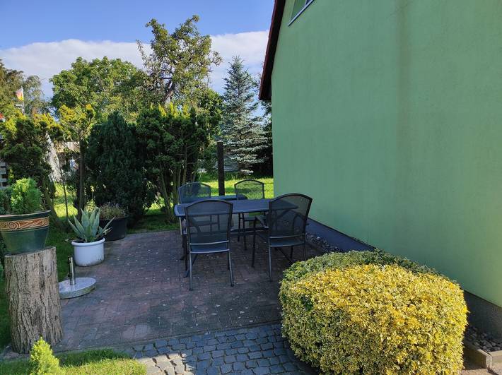 Ferienwohnung für 2 Personen, mit Terrasse und Garten sowie Ausblick in Barth - 2