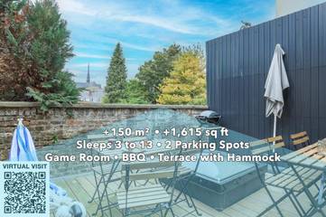 Location de vacances pour 13 personnes, avec terrasse et vue à Amiens