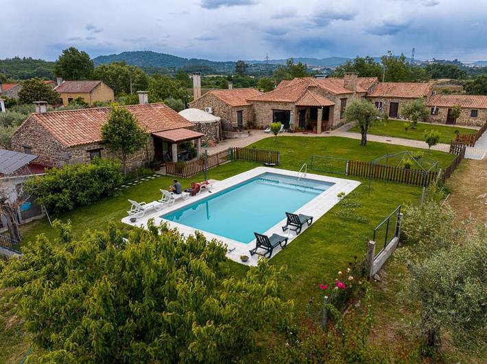 Casa de férias para 2 pessoas, com Varanda e Terraço e ainda Jardim and Piscina em Belmonte