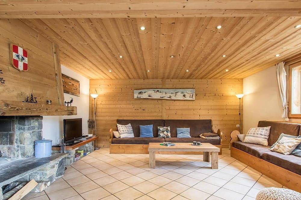 Ganze Wohnung, Wifi, bis 20m skipiste, 2te Etage, blick berg, terrasse, balkon, kamin oder ofen für holz in Le Grand-Bornand, Annecy und Umgebung
