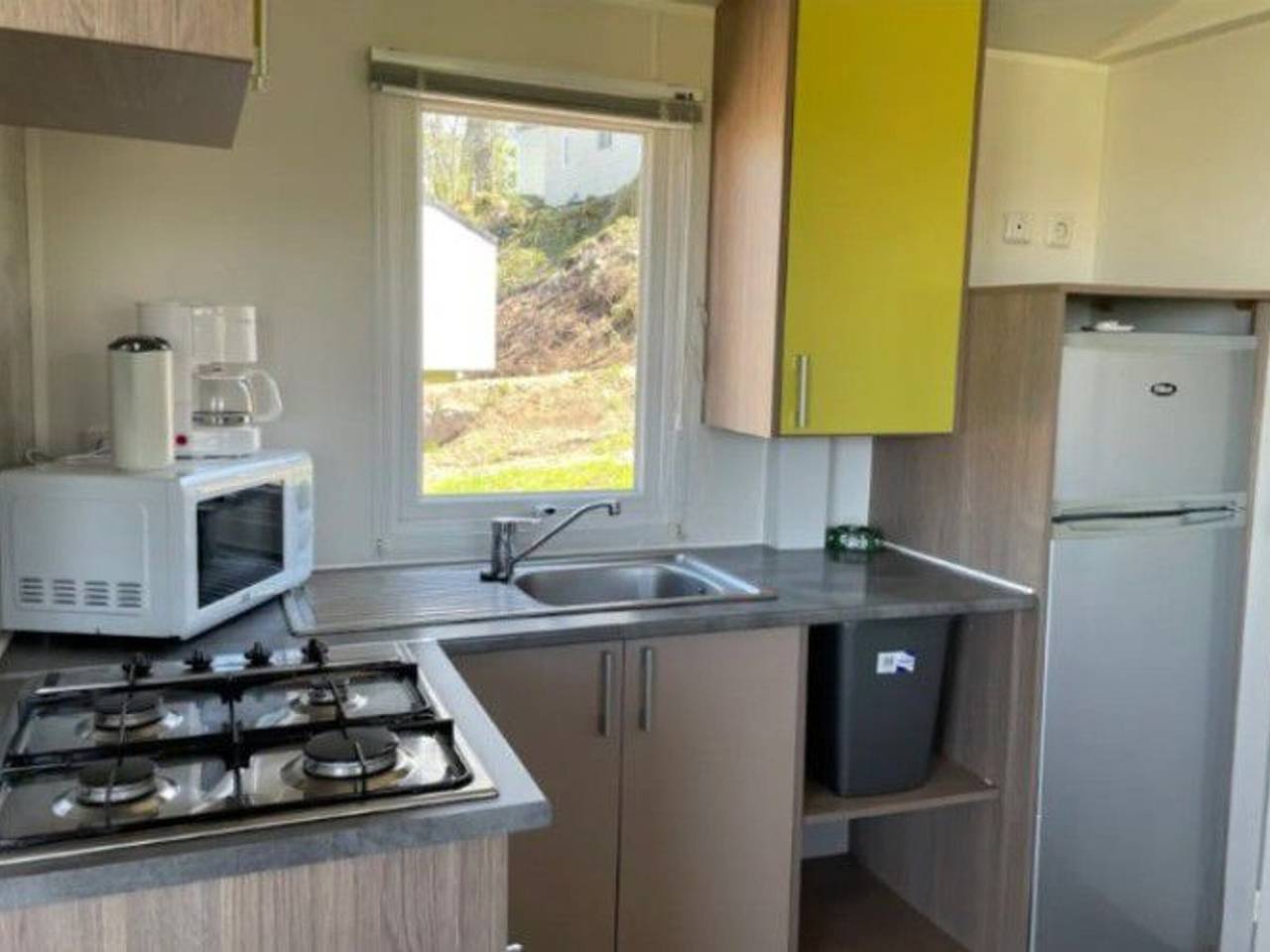 Mobil home confortable avec terrasse pour 4 personnes in Graissac, Argences en Aubrac