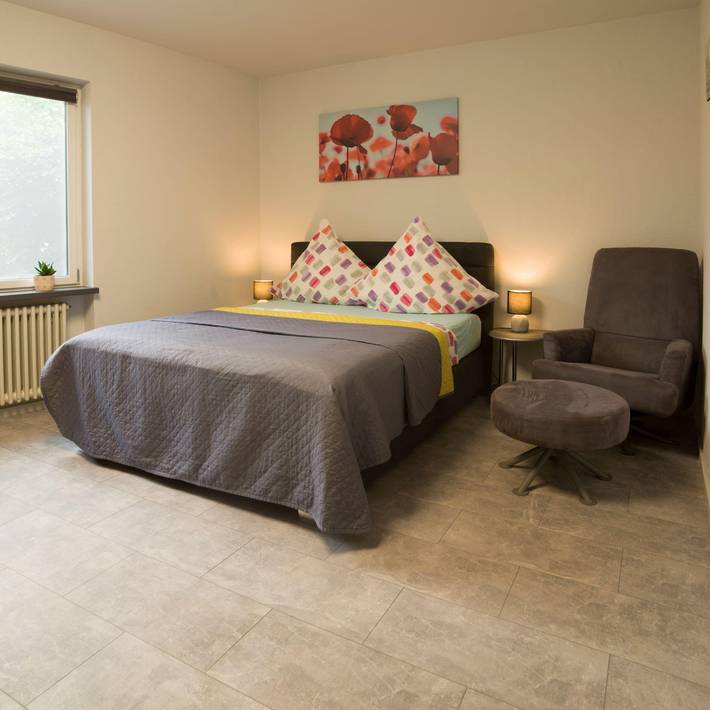 Ferienwohnung für 2 Personen, mit Balkon und Garten sowie Ausblick in Losheim am See - 4