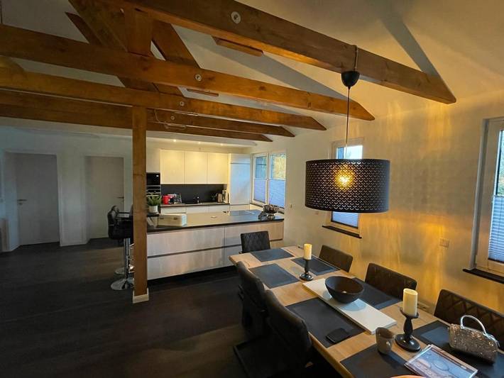 Ferienwohnung für 6 Personen, mit Balkon und Terrasse sowie Garten und Ausblick in Alt Schwerin - 4