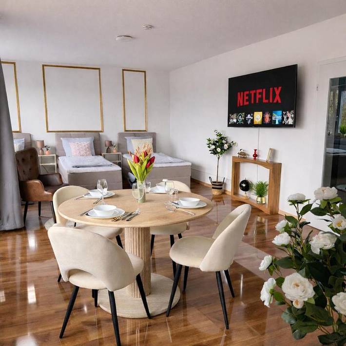 Ferienwohnung für 4 Personen, mit Ausblick und Garten sowie Balkon, mit Haustier - 1