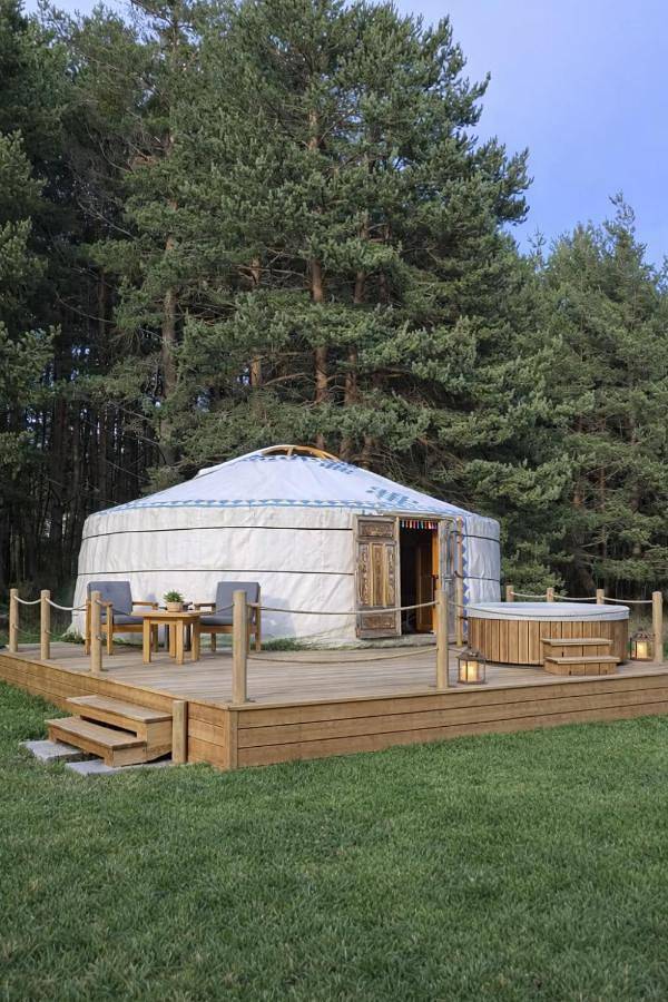 Yurt (5 persons) in La Bastide, Parc naturel régional du Verdon