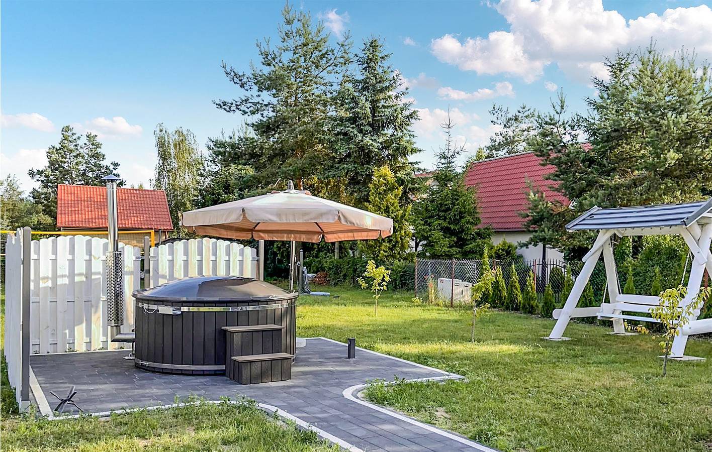 Ferienhaus für 6 Personen mit Terrasse in Seenplatte von Ilawa