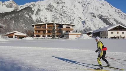 Hütte für 3 Personen, mit Garten und Sauna sowie Terrasse, mit Haustier in Leutasch