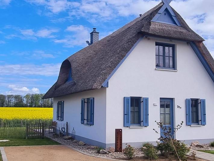 Ferienhaus für 6 Personen, mit Terrasse und Garten sowie Seeblick, mit Haustier in Zierow