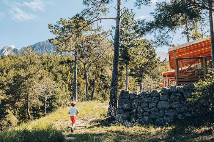 Camping für 5 Personen, mit Terrasse in der Verdonschlucht - 2