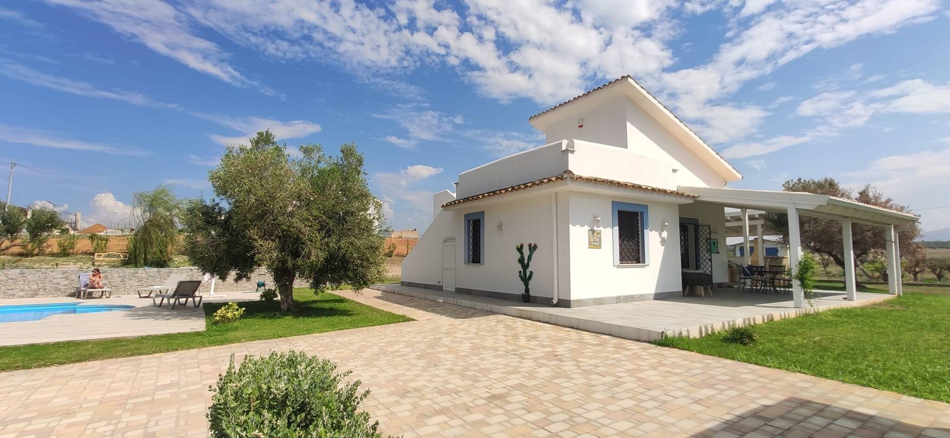 Casa Babalù vista mare con piscina privata in Partinico, Provincia di Palermo