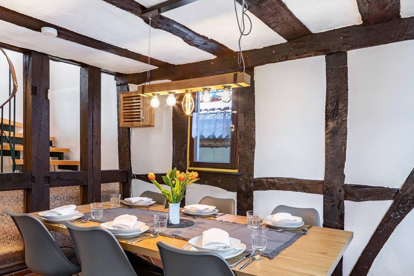 Ganze Wohnung, Ferienwohnung "Altstadtblick" mit Gemeinschaftsgarten, Balkon und Wi-Fi in Alsfeld, Vogelsberg Region