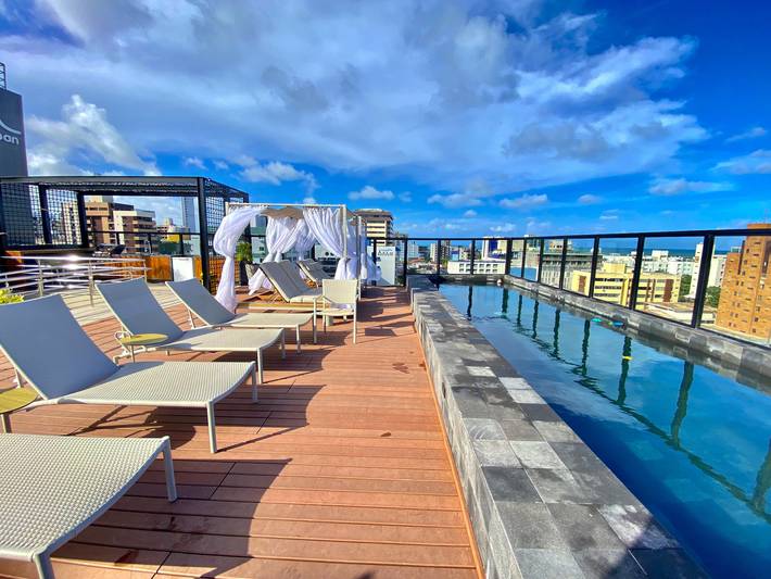 Ganze Wohnung, Ferienwohnung für 4 Personen mit Pool in João Pessoa, Litoral Paraibano