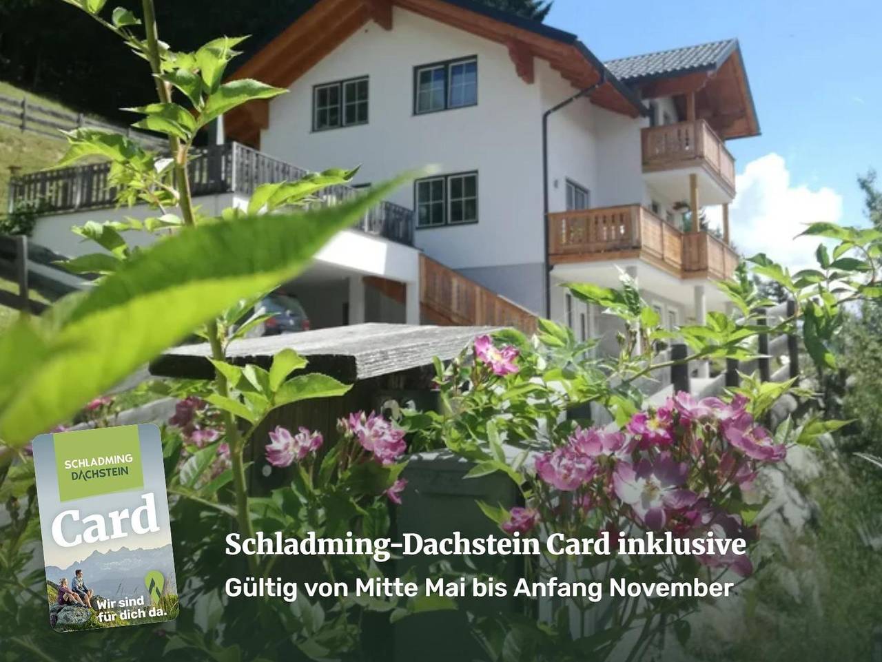 Ganze Ferienwohnung, Appartement Alpenglück - Appartement im Erdgeschoss in Aich, Schladming-Dachstein