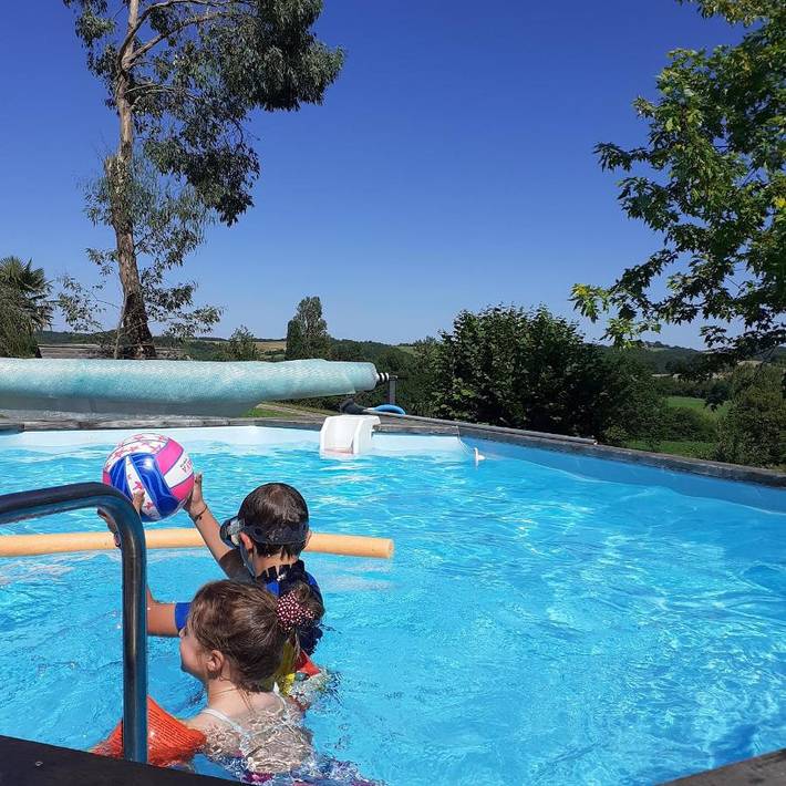 Location de vacances pour 4 personnes, avec jardin ainsi que jacuzzi et piscine à Peyrusse-Grande - 3