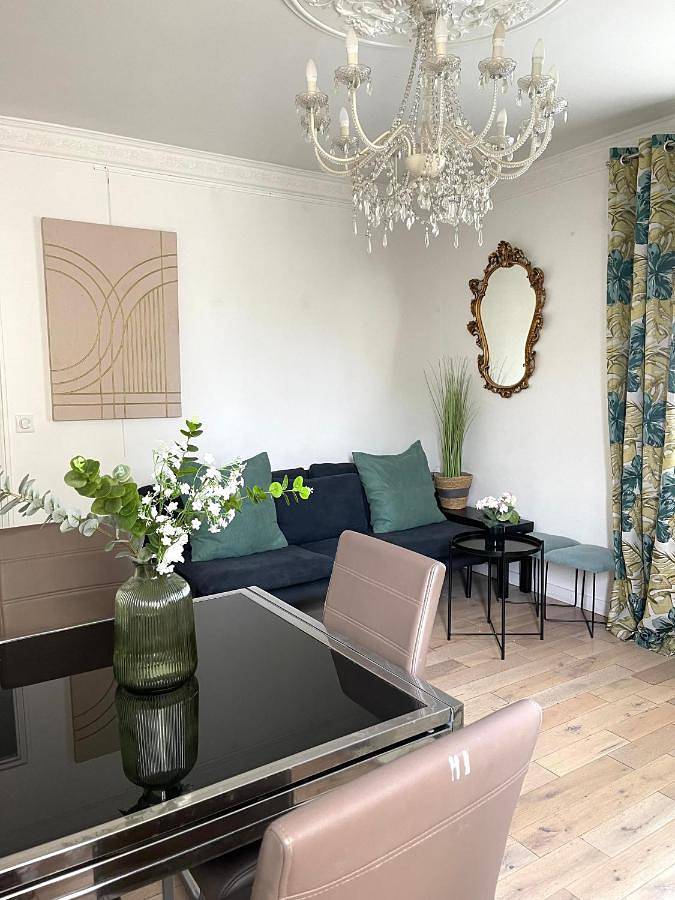 Gîte pour 4 personnes, avec Vue à Villeneuve-la-Garenne