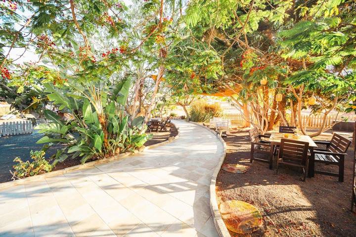 Gîte pour 14 personnes, avec piscine ainsi que vue et jardin dans Tetir - 4