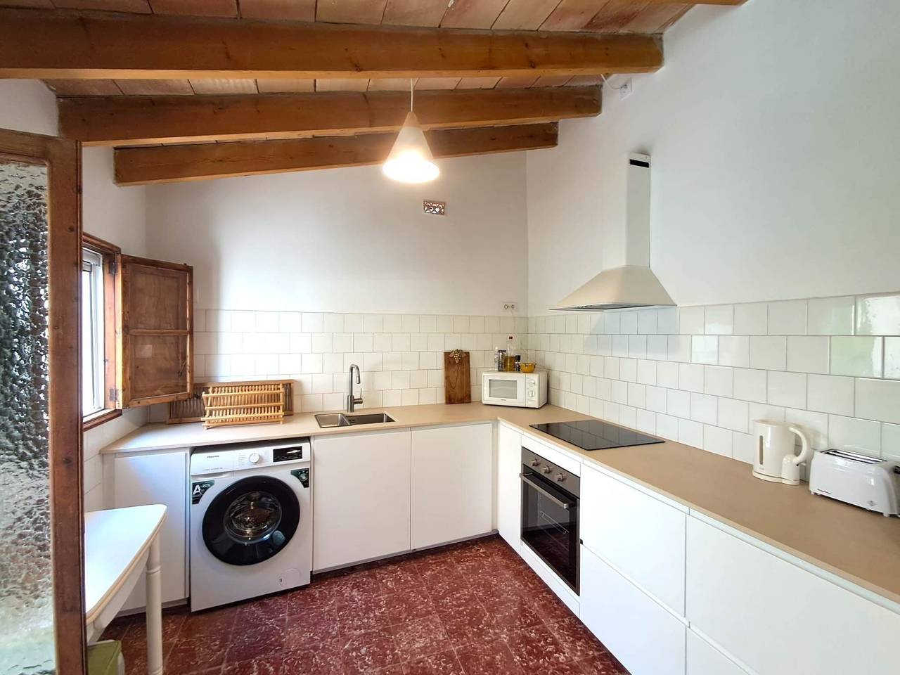 Acogedor apartamento junto a la playa con terraza y barbacoa in Port des Canonge, Bañalbufar