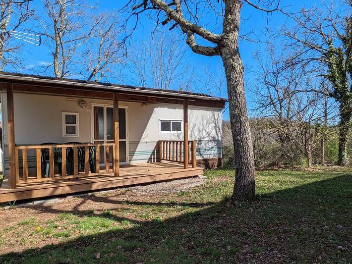 Camping Le Roc del Rey - Mobilheim 4 personen - 2 Zimmer (Samstag bis Samstag von 06/07/24 bis 31/08/24) 4 Pers. in Belloc, Ariège