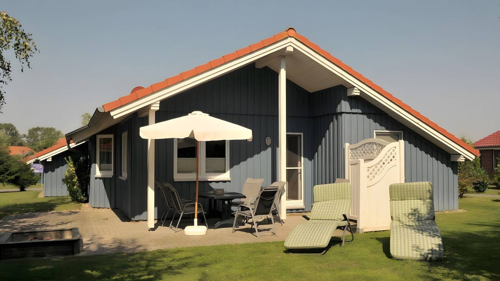 Ferienhaus Birkenlund mit privater Terrasse, Garten und Wlan in Otterndorf, zwei Hunde erlaubt in Otterndorf, Cuxland