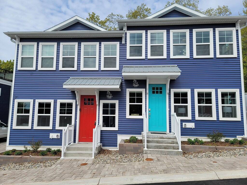 Downtown Charlevoix, Riverwalk 107 in Charlevoix, Charlevoix County