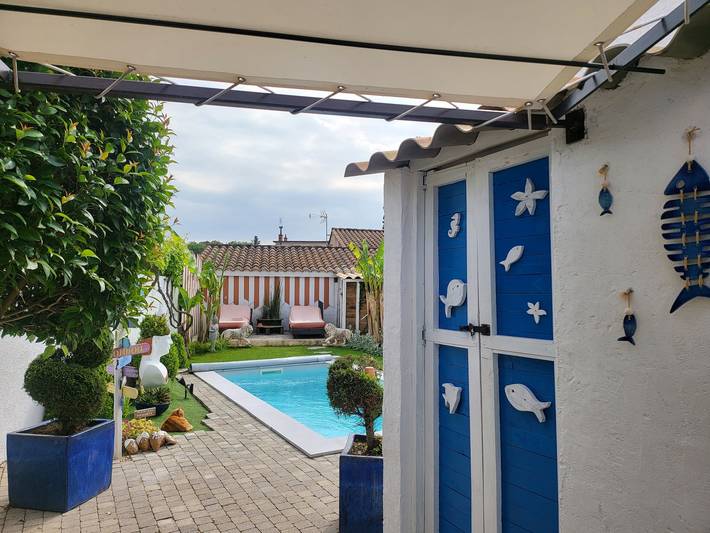 Appartement entier, Lodge Berik - Loft pour 2 avec piscine in Comps, Région de Nîmes