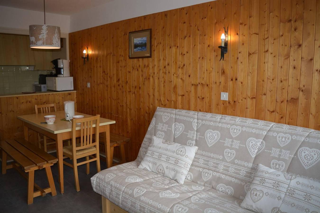 Ganzes Studio, Résidence les Roches Fleuries - Studio für 4 Personen (2D) in Chinaillon, Le Grand-Bornand