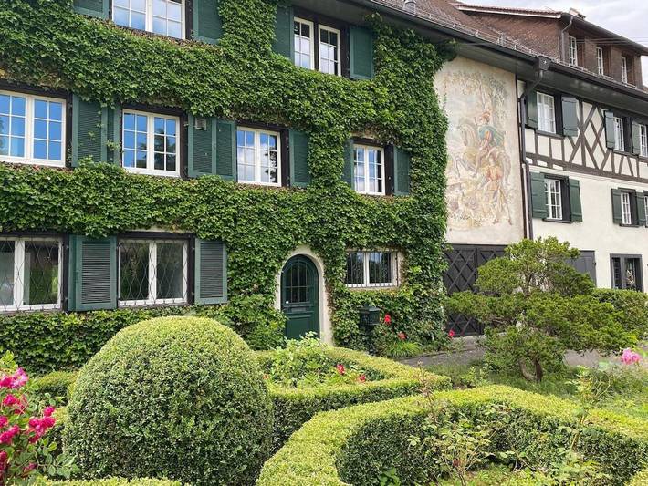 Ferienhaus für 6 Personen, mit Balkon und Terrasse sowie Garten und Seeblick im Thurgau
