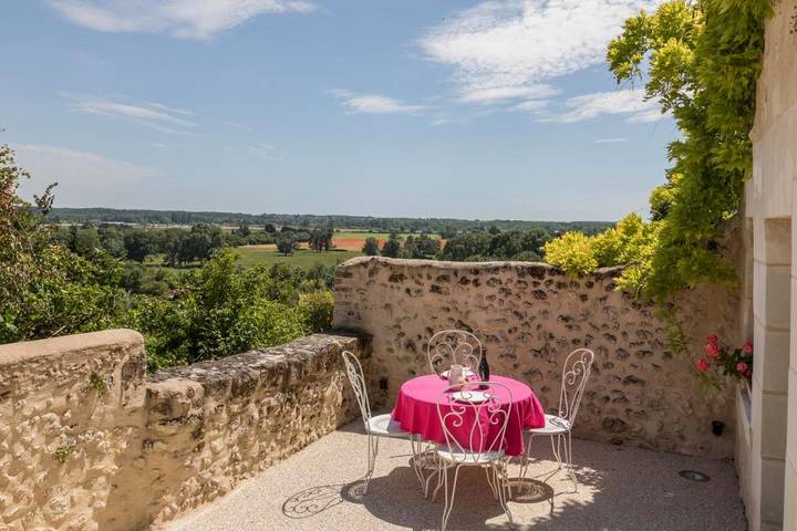 Location de vacances pour 4 personnes, avec vue et jardin à Noizay - 2