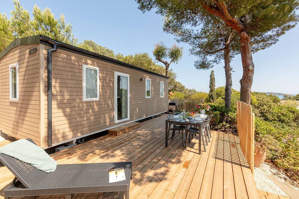 Olivier-Bungalow-Básico-Baño privado con ducha-Vista al Mar in Hyeres, Parque nacional Port-Cros