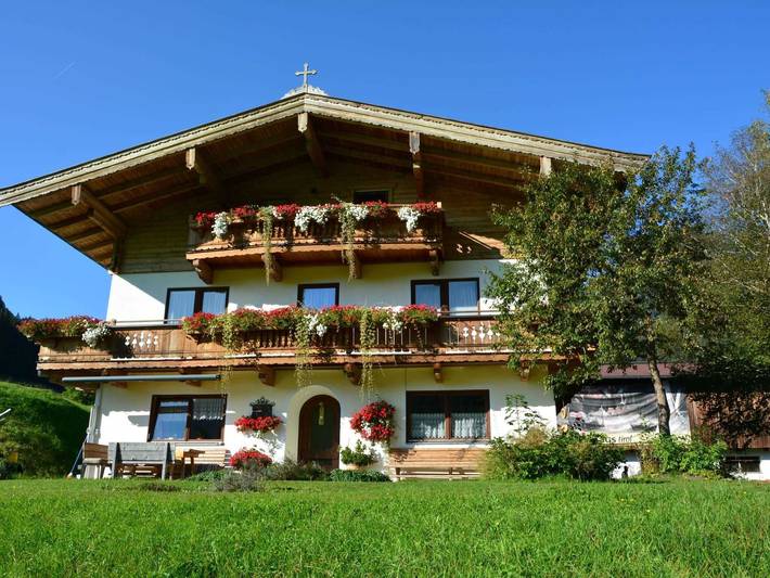 Ferienwohnung, mit Balkon und Garten in Waidring