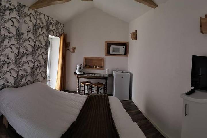 Appartement de vacances pour 2 personnes, avec vue ainsi que jardin et terrasse
