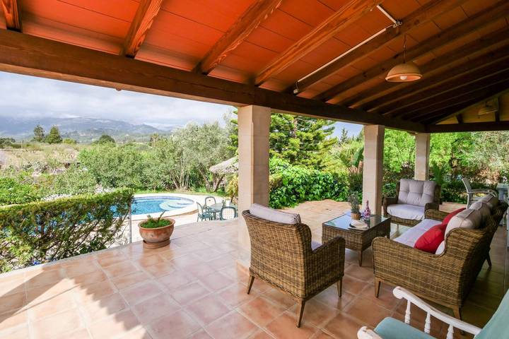 "Finca Can Reure" com Vista da Montanha, Piscina Wi-Fi, Jardim & Terraço in Inca (Espanha), Maiorca Centro