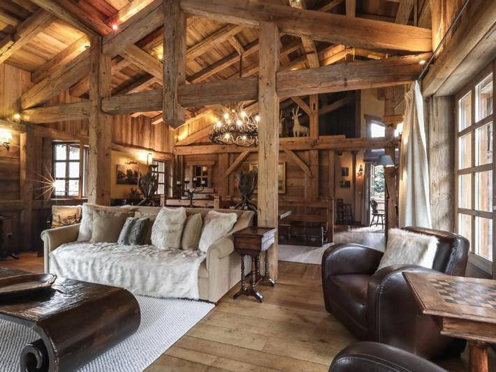 Chalet pour 12 personnes, avec sauna ainsi que terrasse et jacuzzi à Megève - 2