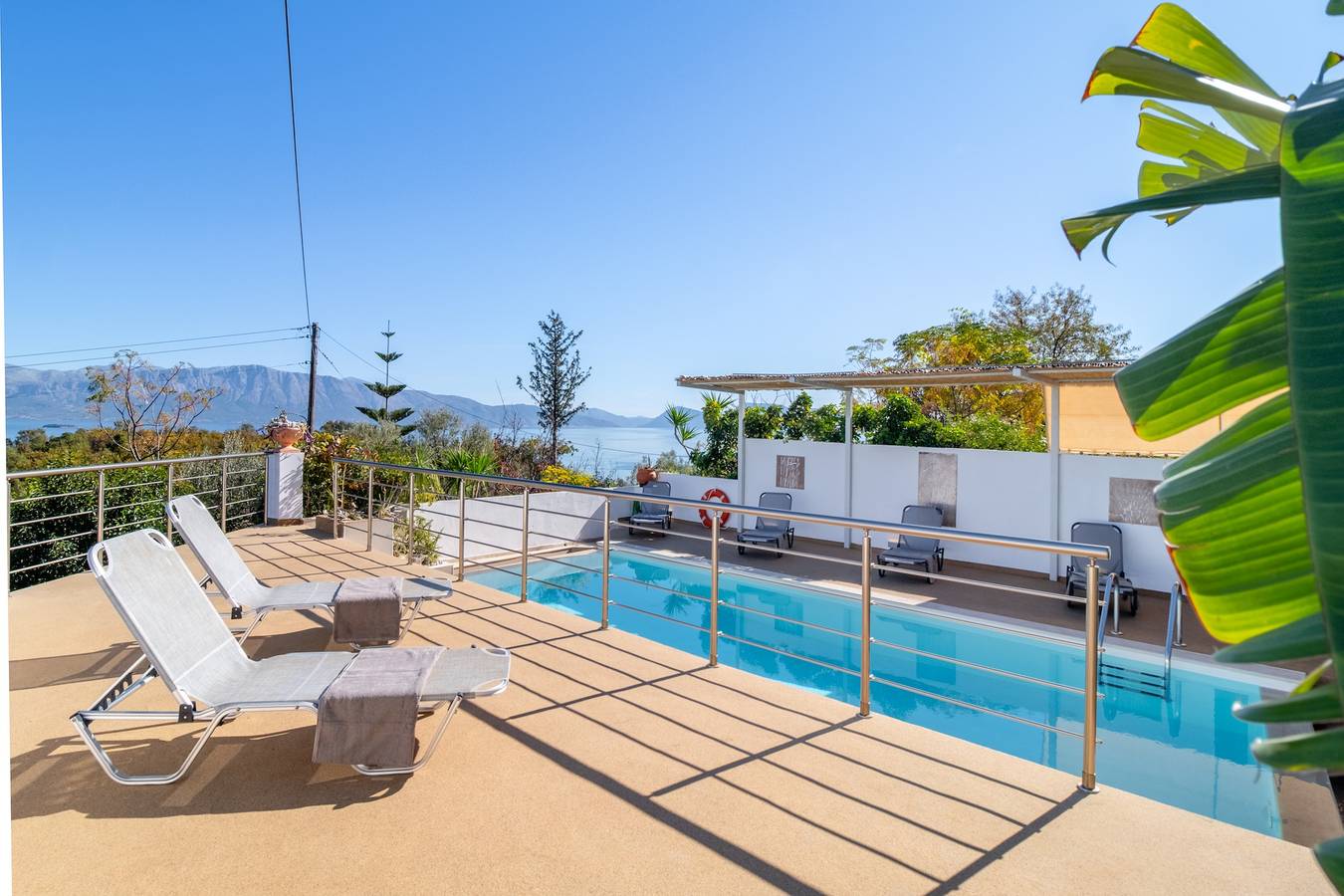 Luxury Villa- Sleeps 6 - Views, Pool, Hot Tub in Nikiana, Alexandros