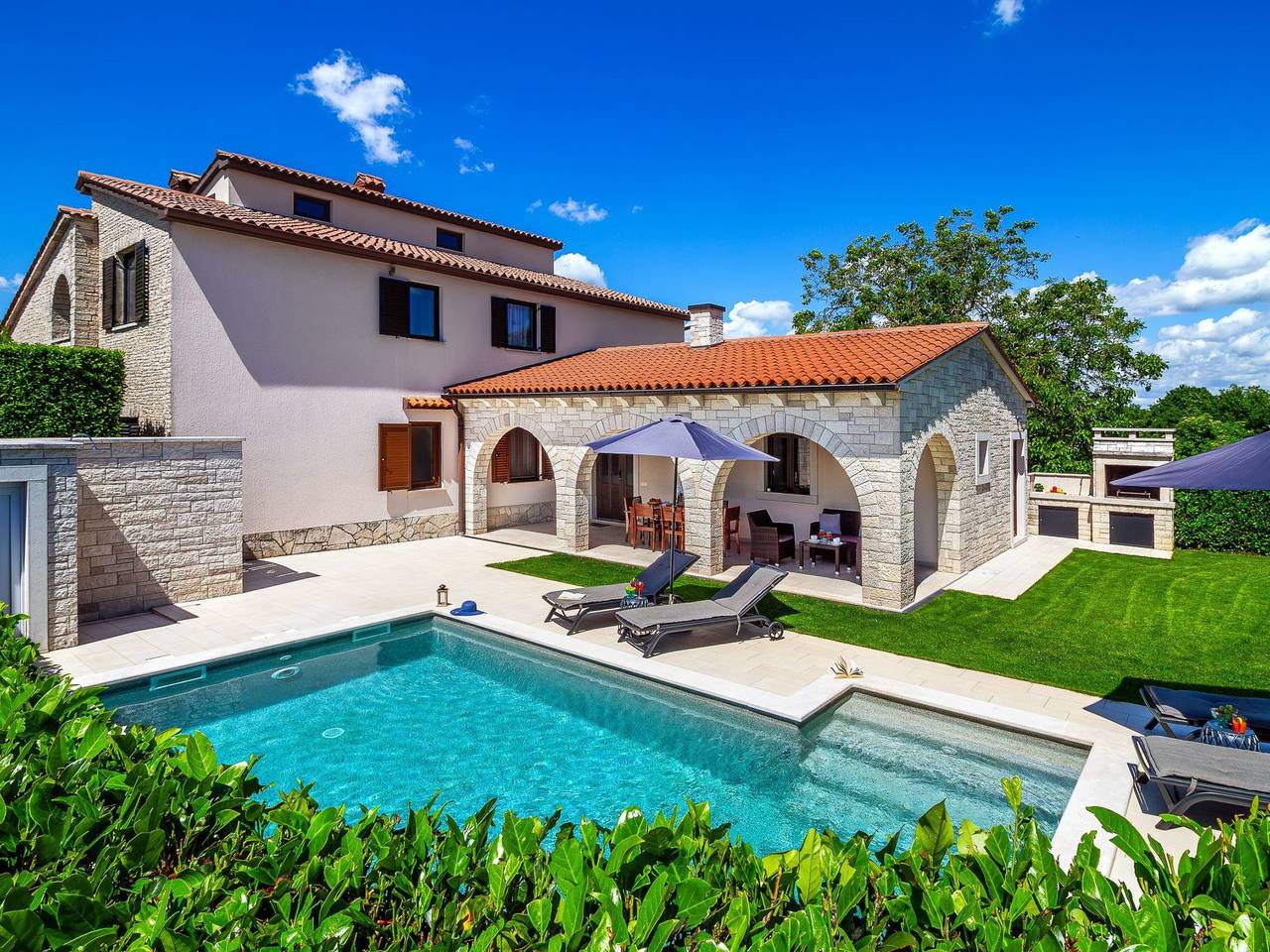 Casa Mia mit privatem Pool in Barban, Südküste Istrien