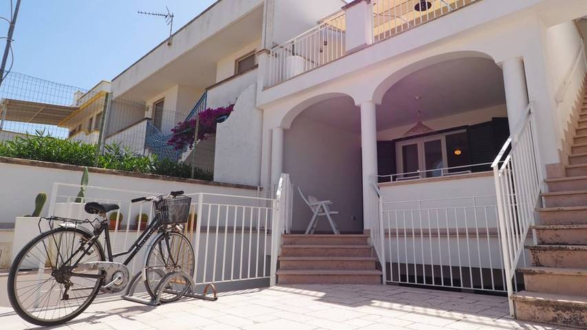 Maison de vacances pour 8 personnes, avec Balcon et Jardin à Torre San Giovanni