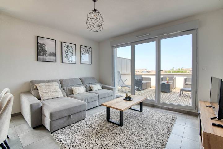 Appartement de vacances pour 6 personnes, avec Balcon et Terrasse