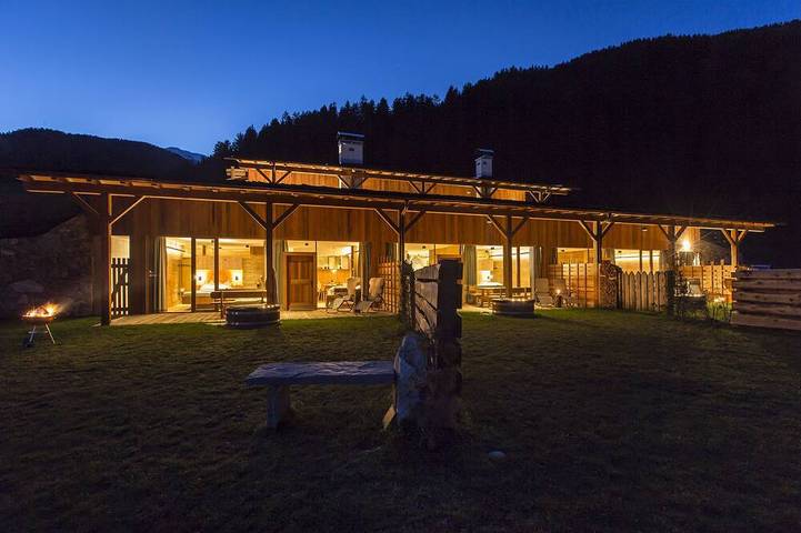 Chalet für 5 Personen, mit Whirlpool und Sauna sowie Garten, mit Haustier
