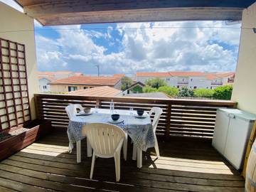 Gîte pour 3 personnes, avec terrasse dans Biscarrosse Plage
