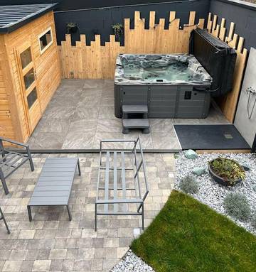 Gîte pour 8 personnes, avec sauna ainsi que jacuzzi et terrasse à Buhl