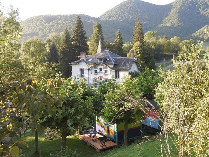 Location de vacances pour 4 personnes, avec sauna et vue ainsi que piscine et jardin à Laborde (Hautes-Pyrénées) - 3