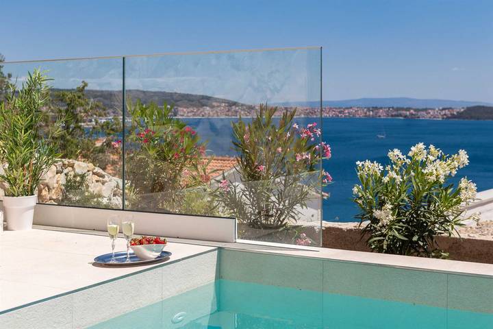 Villa Adria View with Heated Pool II in Trogir, Split-Dalmatia